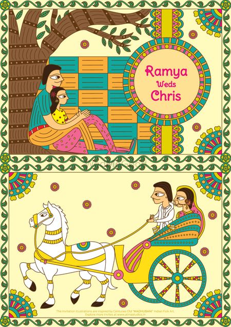 Photo of south indian wedding cards