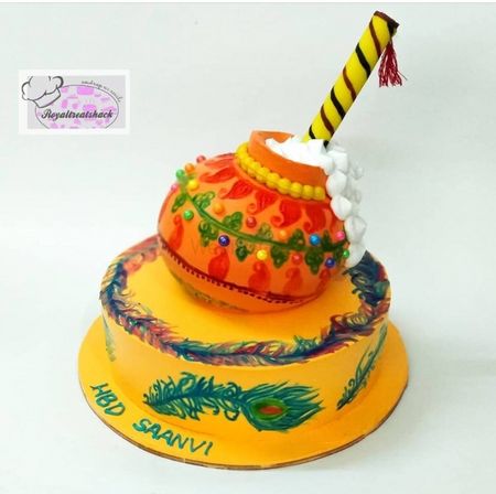 Online Pinata Cake in Matki Style  Trending Pinata Matki Cake