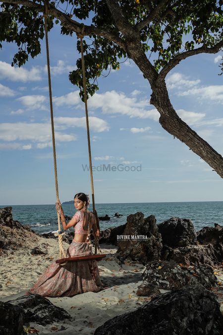 Photo of Bridal shoot on beach