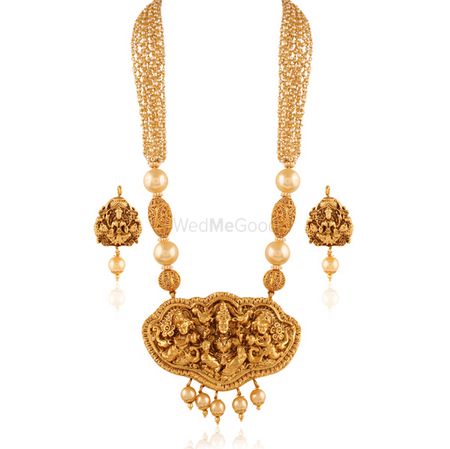 Traditional temple jewellery necklace