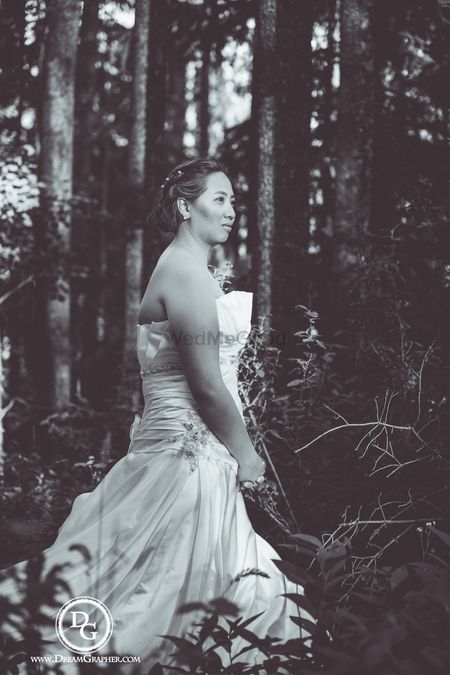 Christian Bridal Portrait in the Woods