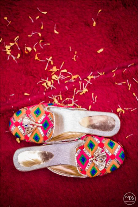 Photo of Colorful Phulkari Shoes