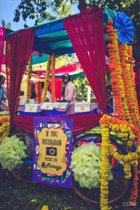Wedding hashtag idea for south Indian wedding