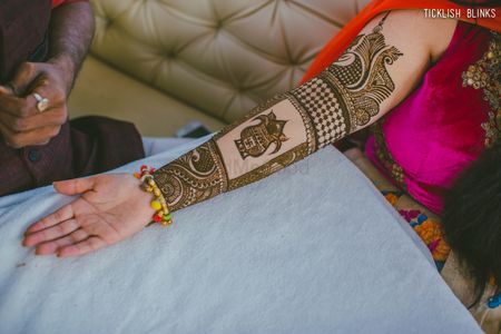 Mehendi Design on Arm