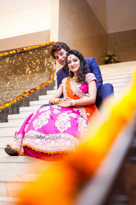 pink bridal lehenga