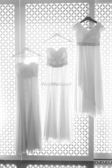 Photo of Christian Gowns on a Hanger Shot