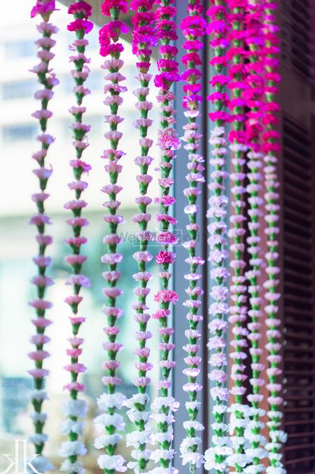 Photo of Hanging Pink Floral Decor