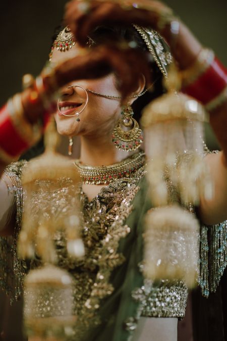 Photo of unique bridal jewellery shot