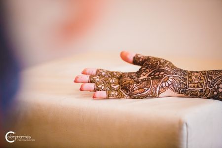 Bridal Hand Mehendi - Ambi Design