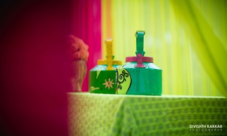 Green and Pink Decor with Teapots
