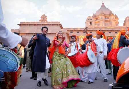 Photo of anil kapoor dancing at baraat