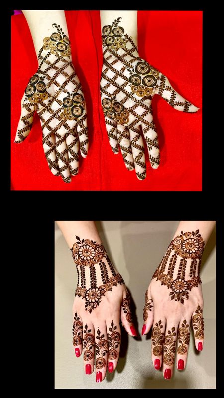 Unique Back Hand Mehndi Designs For The Bridesmaids! | WedMeGood