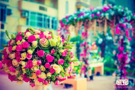 Pink and Yellow Floral Decor