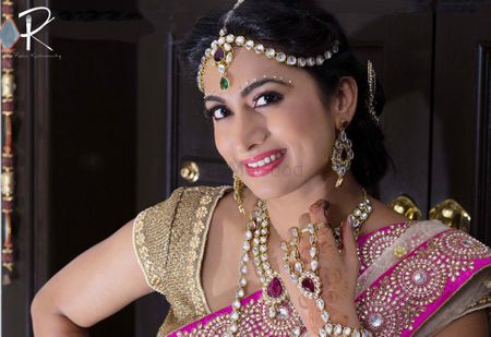 south indian bridal makeup look