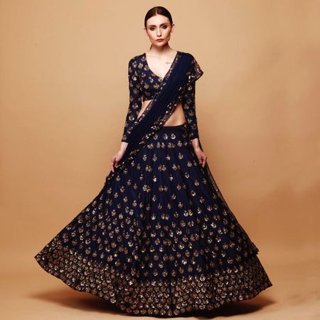 Photo of Perfect lehenga for an engagment or a cocktail night.