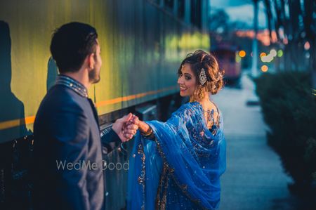 Couple Holding Hands Romantic Shot