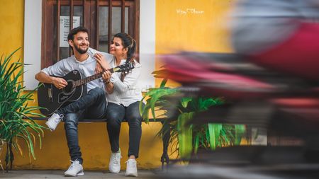 Album in City Shot in Pondicherry