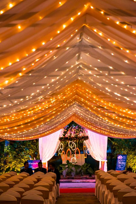 Fairy Lights Canopy Tent Decor