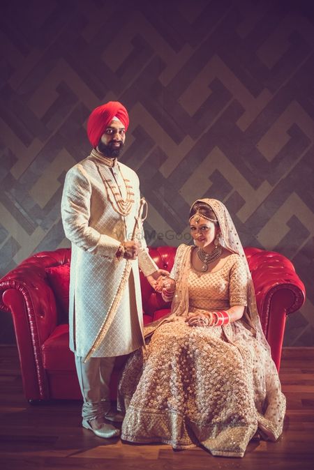 Sikh Couple Traditional Shot