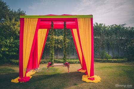 Photo of Red and Yellow Tent with Jhoola