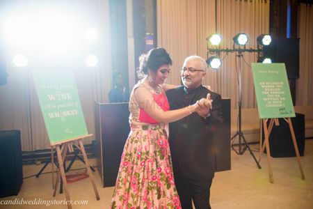 Father Daughter Dance at Sangeet