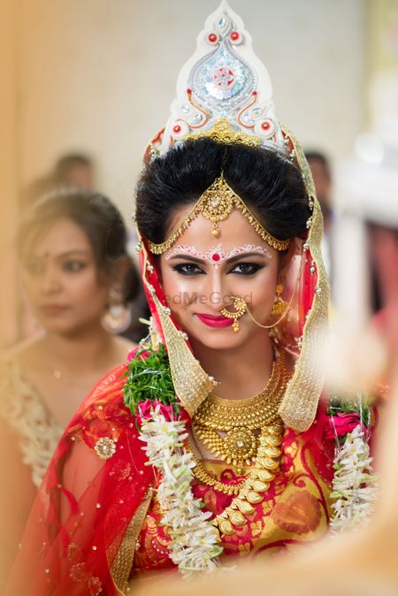 Bengali Brides - Hair and Makeup by Ayesha AK Pictures | Bridal Makeup in  Hyderabad - WedMeGood