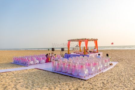 Mandap Decor for Intimate Beach Wedding in Goa