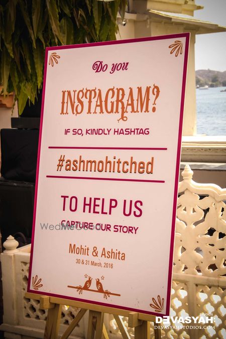 Personalised Message Board with Instagram Hashtag