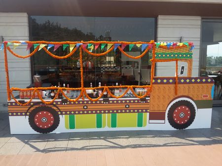 Genda Phool Truck Decor Food Display Idea