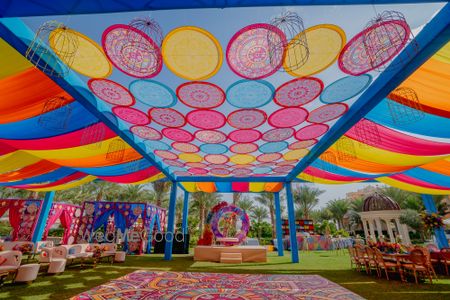 Photo of Multi hued floor decor