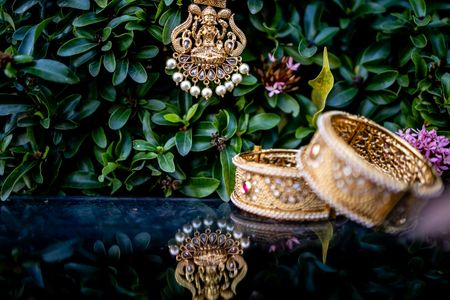 bridal temple jewellery photography pendant