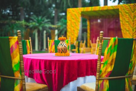 Mehendi table setting