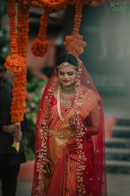 South Indian bridal saree