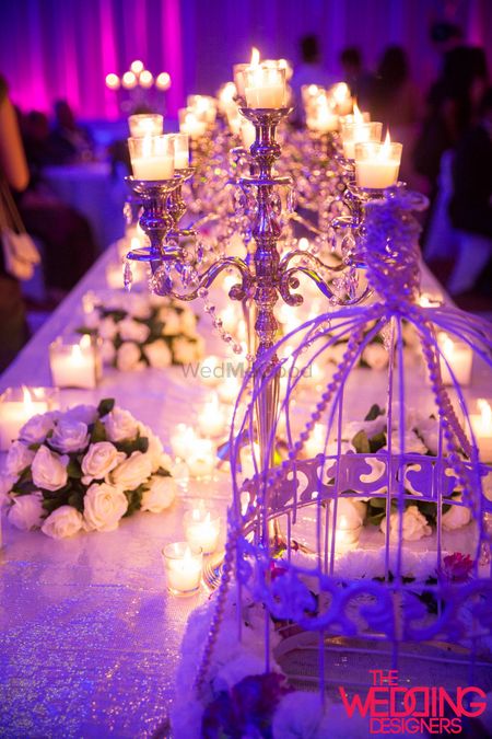 table centerpieces with candelabras