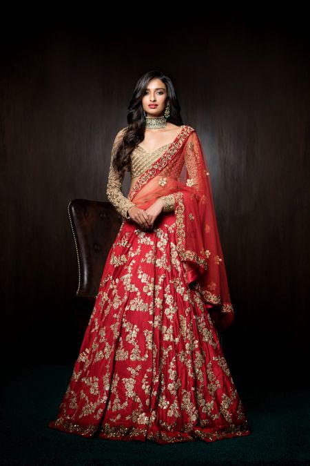 Breathtaking Bridal Outfit by Shyamal & Bhumika – You will fall in Love |  Indian bridal dress, Designer bridal lehenga, Bridal lehenga choli