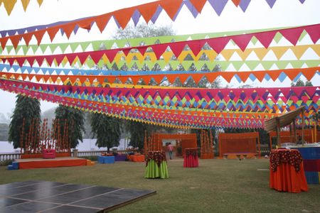 Photo of Village theme decor mehendi