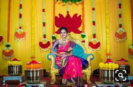 Photo From Pellikuthuru Background Decorations - By Sai Prasanna Anjaneya Flower  Decoration