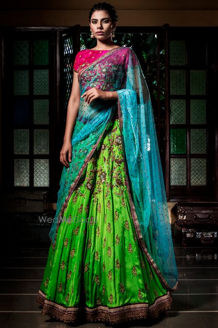 Multicolored lehenga