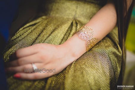 Photo of Modern gold cutout cuff