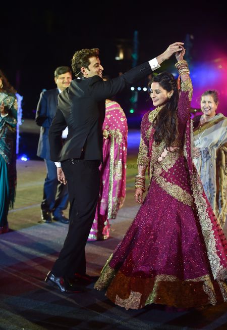 Photo of Hritik Roshan making bride dance at wedding