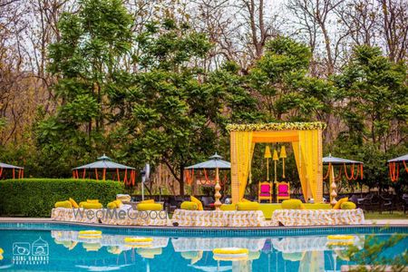 Photo of Stage Decor for mehendi