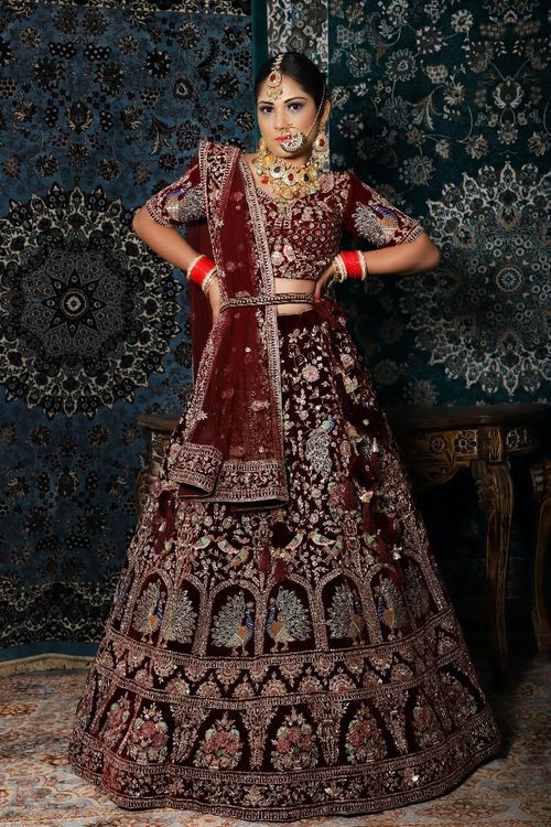 Details 161+ indian bridal lehenga design