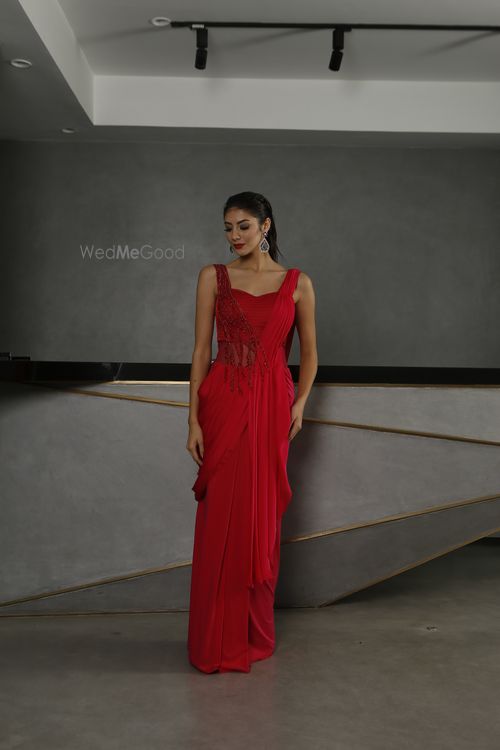 One piece saree gown sale
