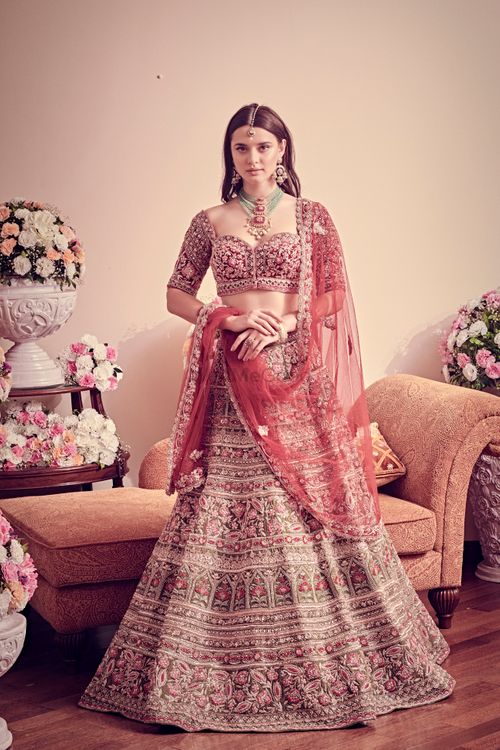 Designer Mint Green Lehenga Choli Bridal Dress #BN1266 - LARGE | Bridal  dresses, Latest bridal dresses, Indian bridal dress
