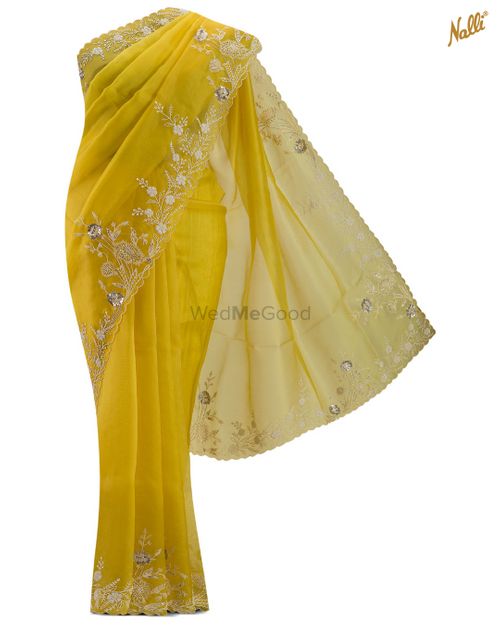 Yellow Soft Silk Saree