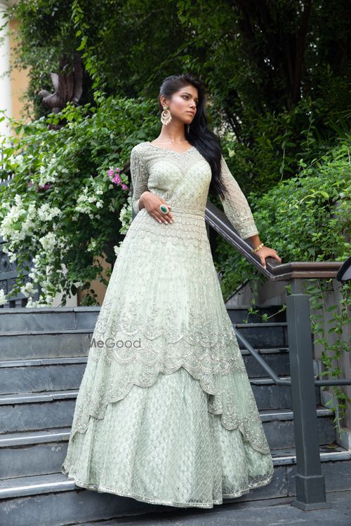 light green engagement dress Berylove Women White Engagement Dress Halter A Line Chiffon Sleeveless Maxi  Dress main image 0