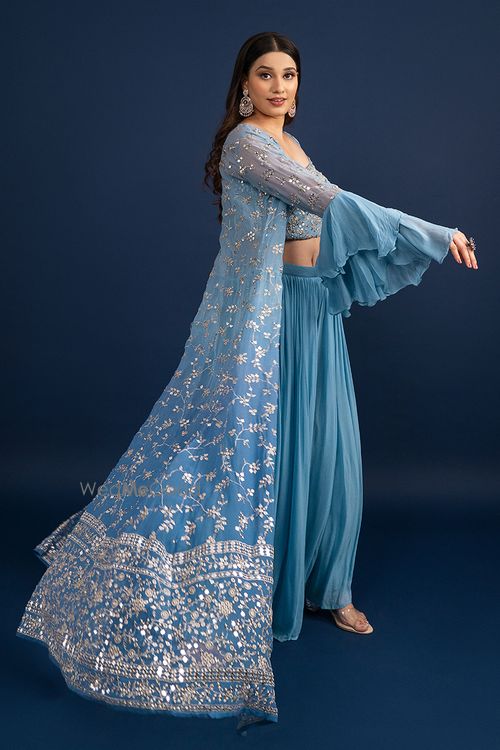 Indo western dresses top for cocktail party