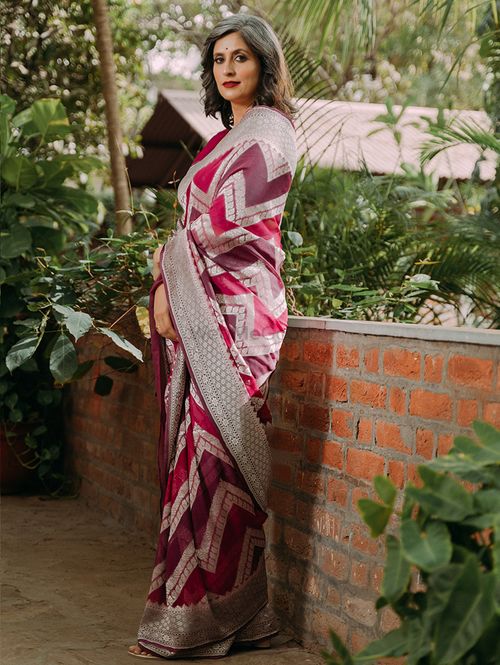 Exclusive Pure Handloom Banarasi Khaddi Chiffon Georgette Silk Saree | Pure chiffon  sarees, Pure georgette sarees, Pure products