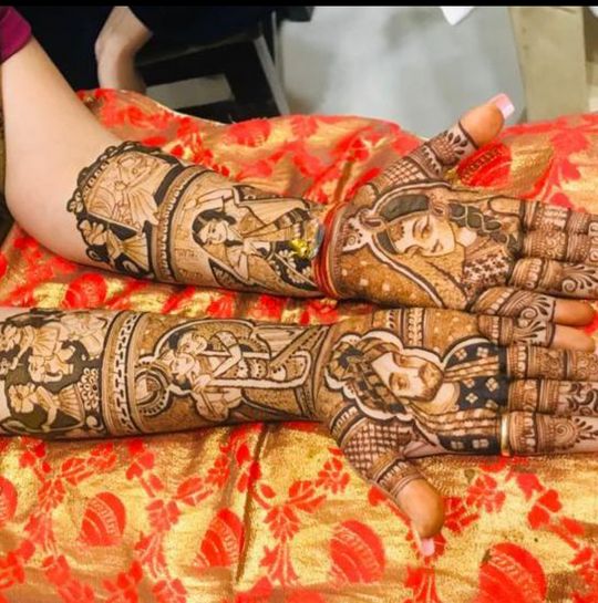 Latest Bridal Mehndi Design | फ्रंट हैंड ब्राइडल मेहंदी डिजाइन | Brides Ke  Liye Latest Mehndi Design | front hand mehndi designs for brides |  HerZindagi