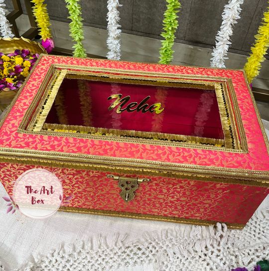 Wooden Bridal Lehenga Box